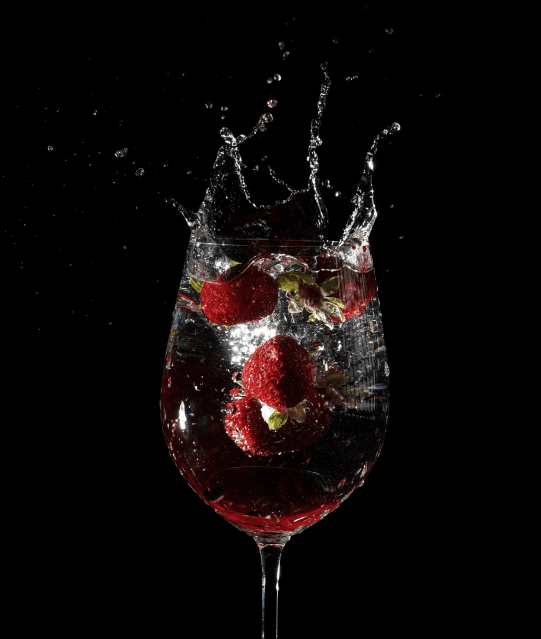 Assorted drinks illustration